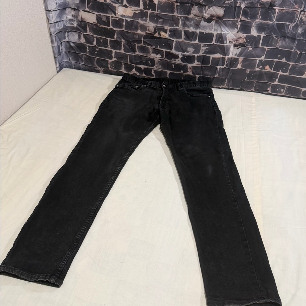 BDG Men's Black Straight Jeans